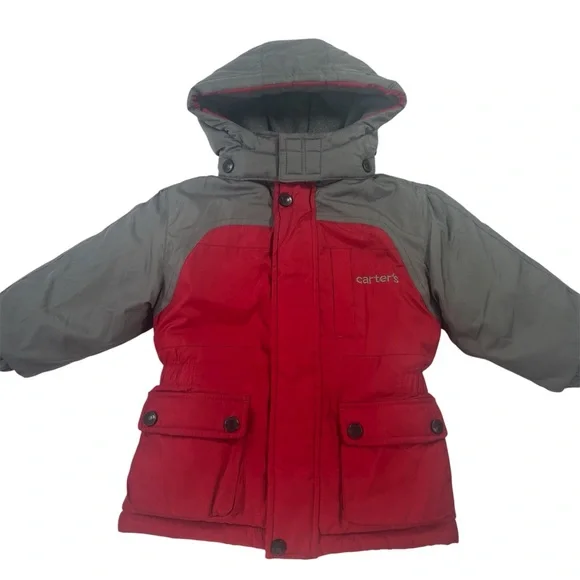 Carter's Hooded Puffer Jacket Size 18 Months - Picture 1 of 12